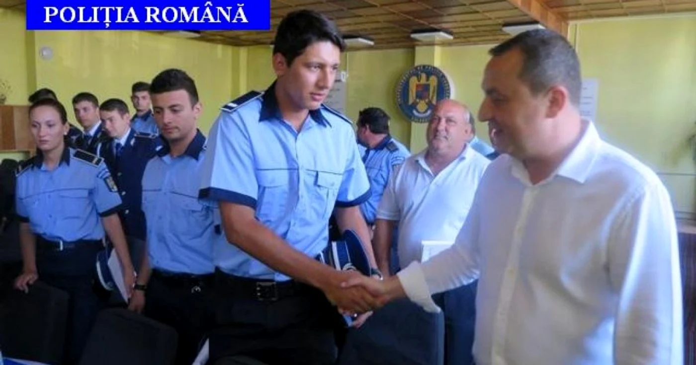 Proaspeţi absolvenţi, la IPJ Călăraşi Foto:Poliţia Română