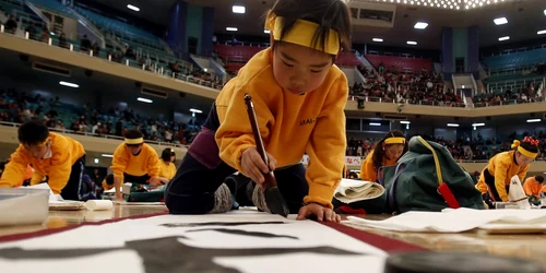 concurs caligrafie japonia reuters