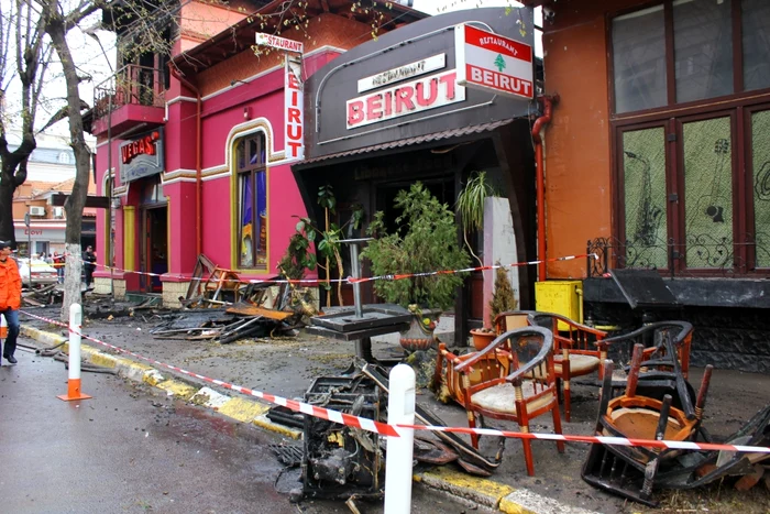 
    Restaurantul Beirut a ars ca o torță sâmbătă noapte  