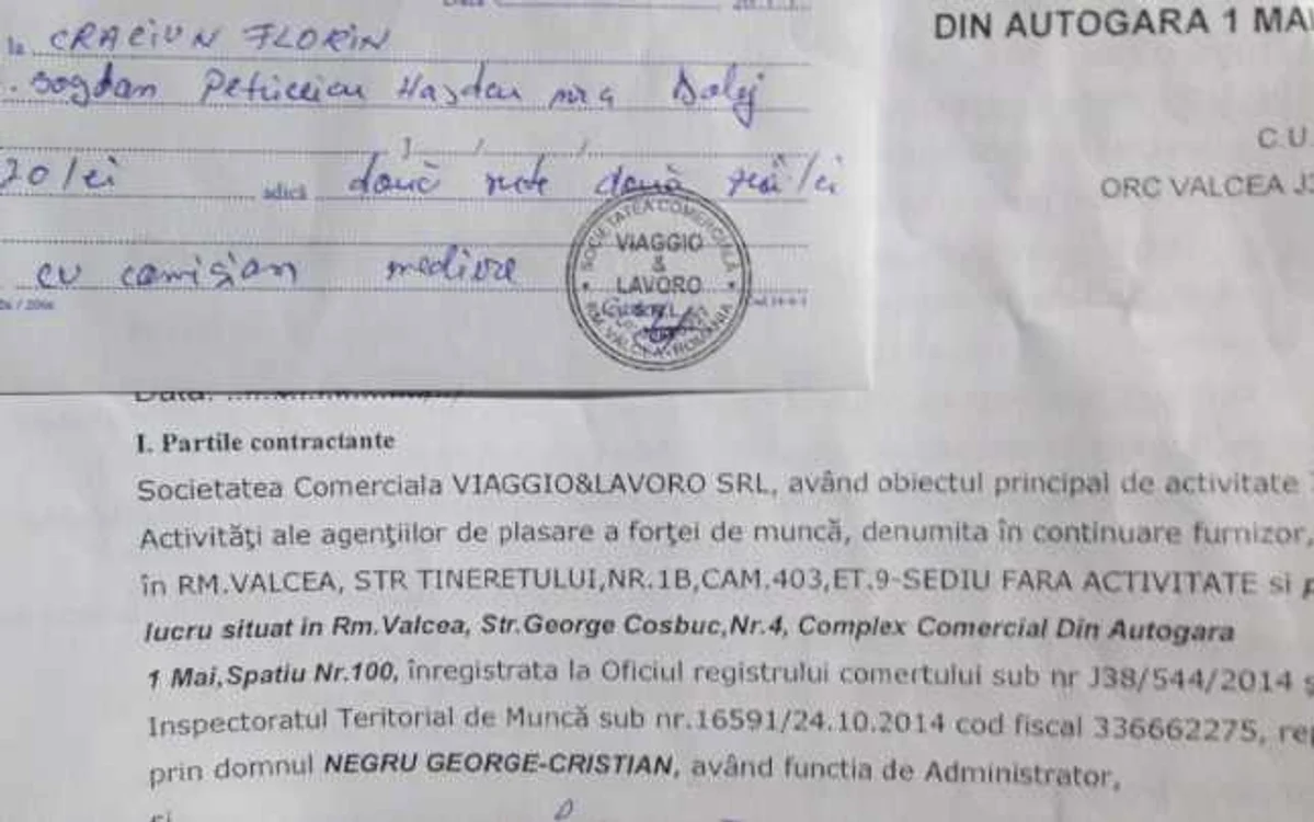 Administratorul firmei din Vâlcea care a păcălit 120 de oameni cu locuri de muncă în străinătate