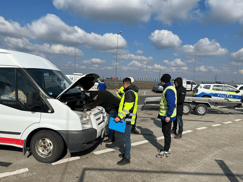 „Sicrie pe roți” pe șosele. Un sfert dintre mașinile verificate în Neamț, „pericol iminent de accident”
