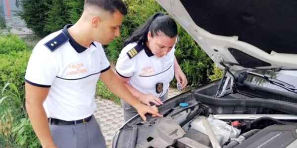 SUV cautat de italieni si gasit in Vama Veche FOTO Politia de frontiera