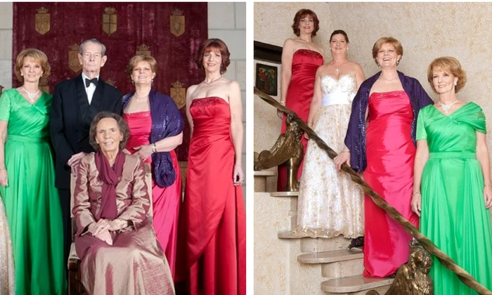 Regele Mihai, Regina Ana, Margareta, Elena, Maria și Irina foto Familia Regală  jpg