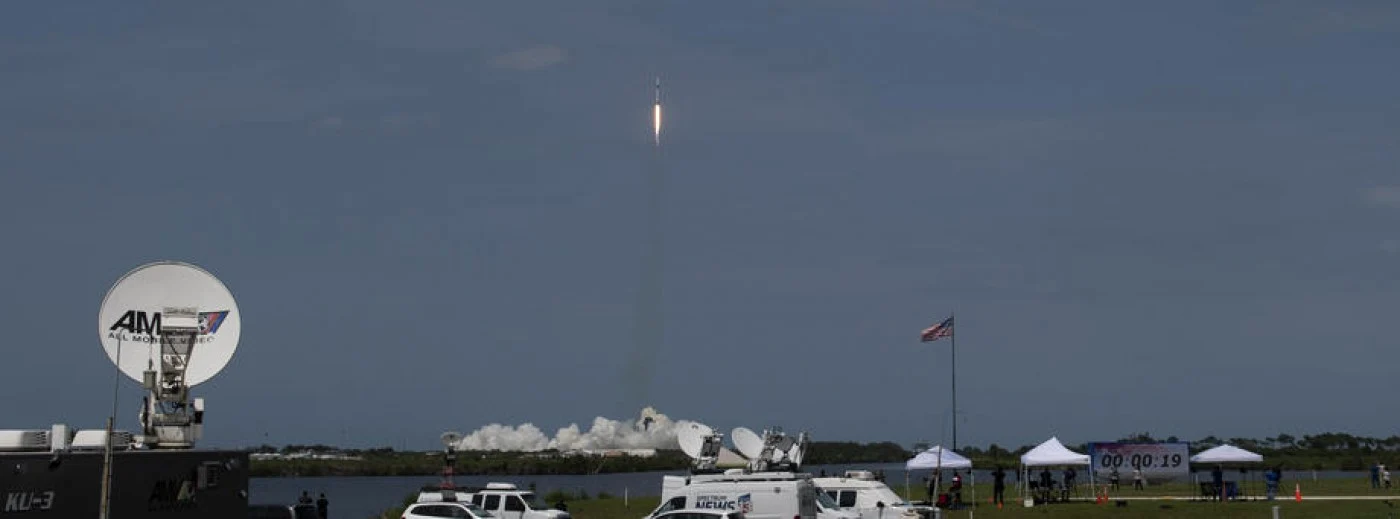 Lansare rachetă SpaceX Falcon 9 FOTO EPA-EFE