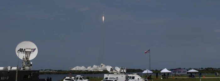 Lansare rachetă SpaceX Falcon 9 FOTO EPA-EFE
