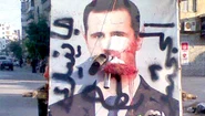 Portretele preşedintelui sirian Bashar al Assad, distruse