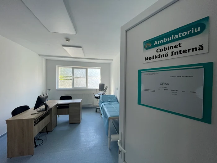 Cabinetul de Medicină Internă este printre primele patru înființate Sursa FOTO: SJU Slatina