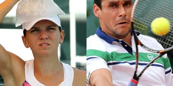 simona halep victor hanescu colaj FOTO AP