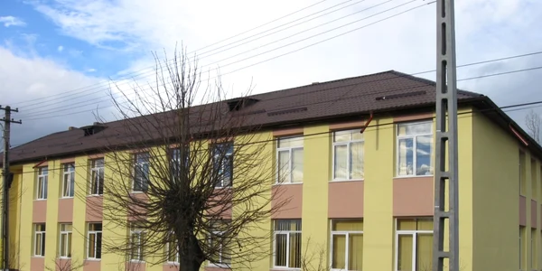 Şcoala Gimnazială din Cornu Luncii. FOTO Dănuţ Zuzeac