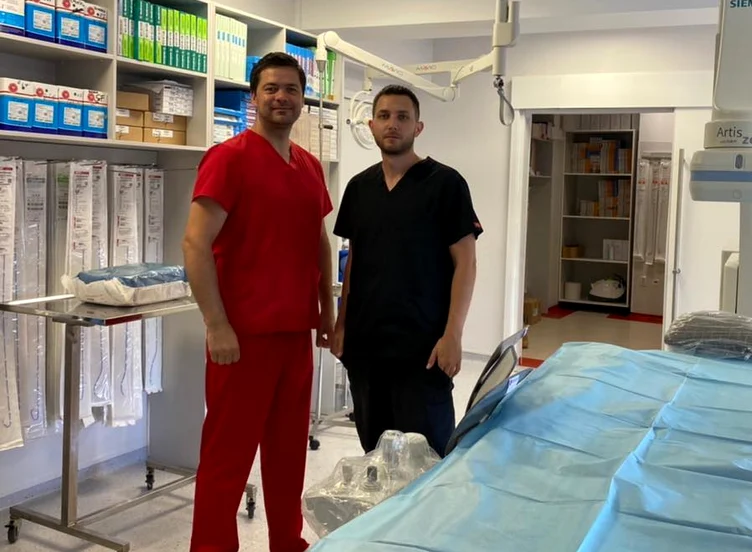 Doctorii Laur Blaga și Paul Turcoman de la Spital Județean Suceava FOTO Alina Iosif