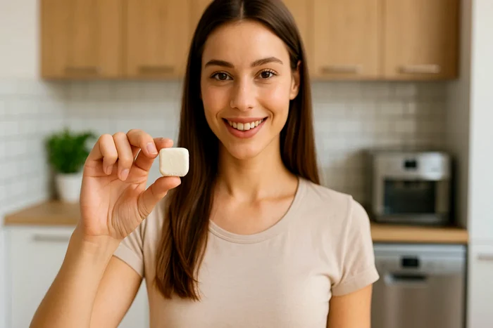 Tablete pentru mașina de spălat vase făcute în casă.