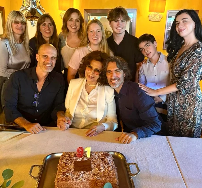 Sophia Loren împlinește anul acesta 92 de ani FOTO Facebook