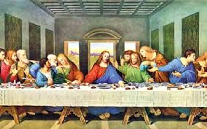 Iisus la Cina cea de Taină alături de uceniciSursa foto: Adevărul.ro