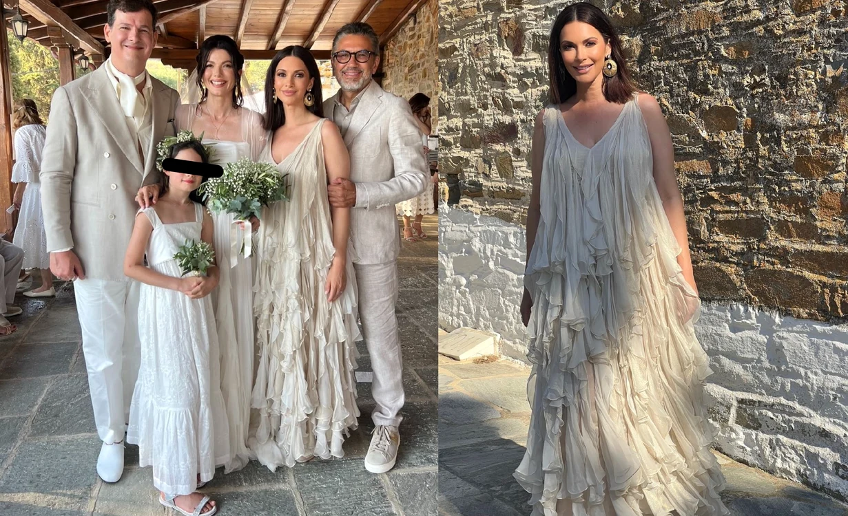 Cât a costat rochia purtată de Andreea Berecleanu la nunta Ancăi Lungu / foto: Instagram