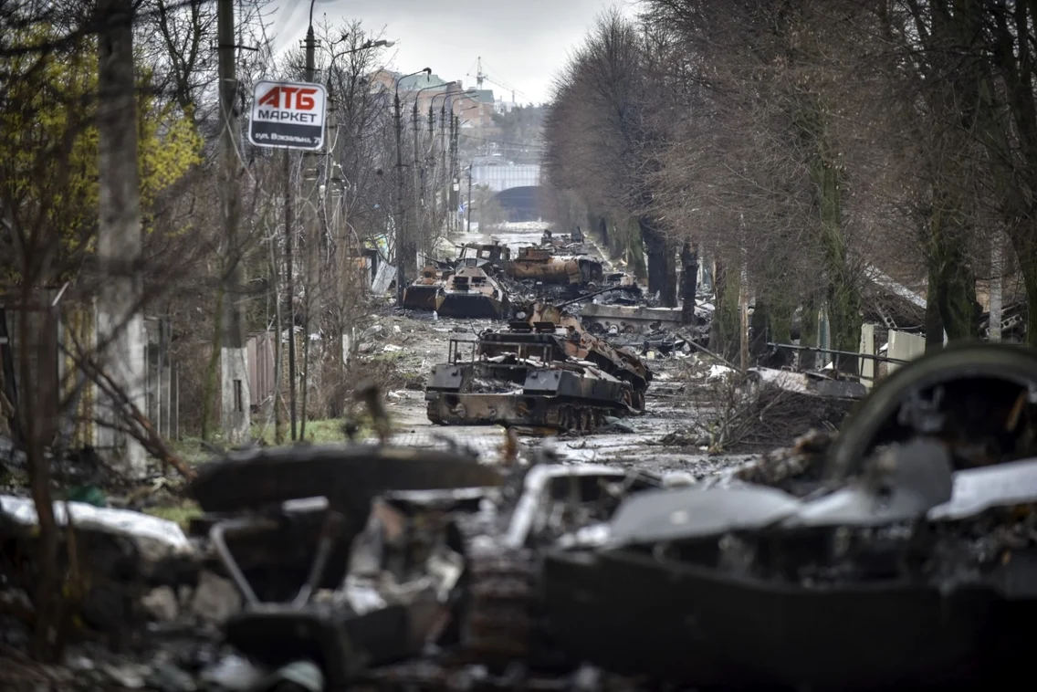 război în ucraina ziua 39 regiunea Kiev. FOTO EPA-EFE