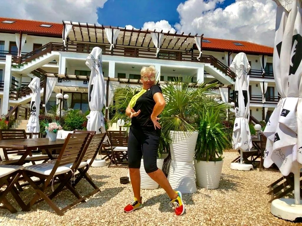 Silvia Dumitrescu, turist în Vama Veche