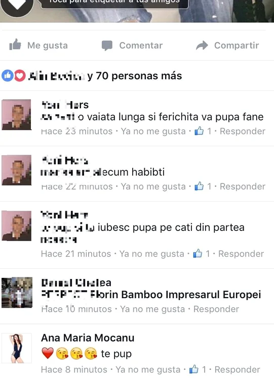 Asistenta a comentat la fotografia celor doi din club