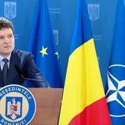 Nicușor Dan conferință la Palatul Cotroceni foto captura video FB