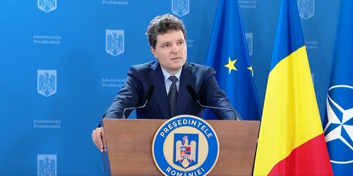 Nicușor Dan conferință la Palatul Cotroceni foto captura video FB