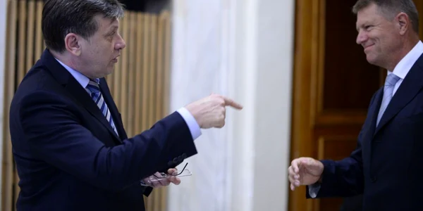 Crin Antonescu Klaus Iohannis FOTO Mediafax