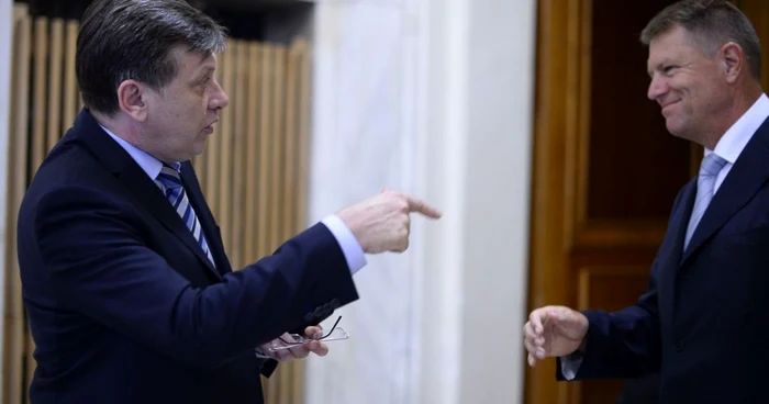 Crin Antonescu și Klaus Iohannis Foto: Mediafax