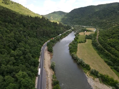 Valea Oltului - DN7-E81 porţiunea dinspre Sibiu Foto CNAIR