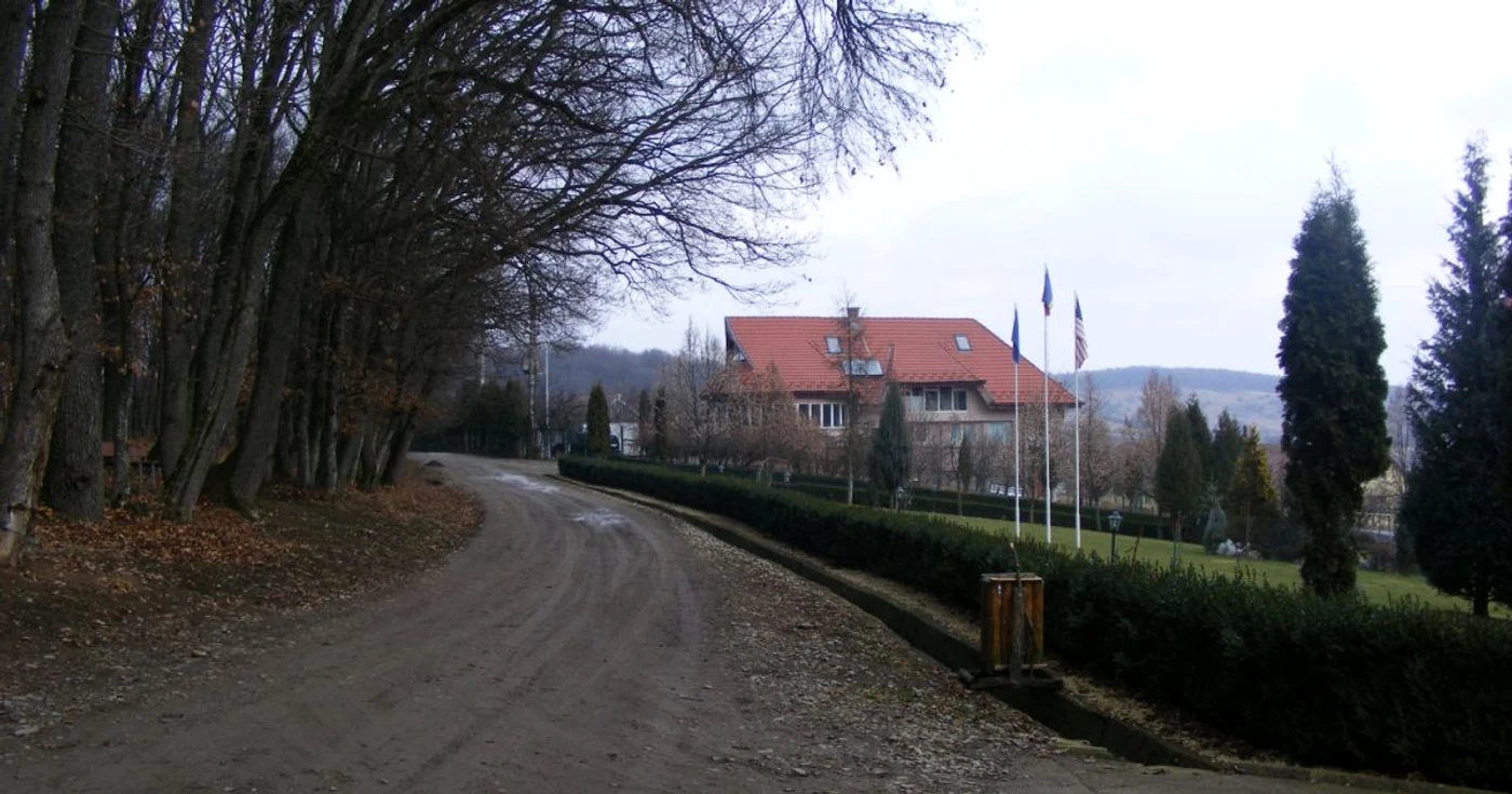 Centrul din comuna mureşeană Herghelia   FOTO: Ana Gajdo