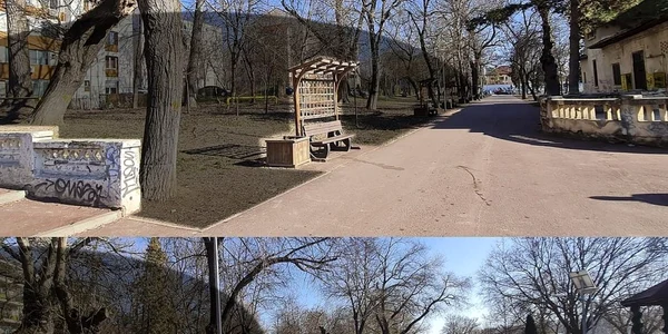 calarasi parcul central FOTO Faceb/PNL Calarasi