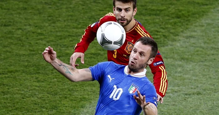 Cassano a fost printre cei mai buni jucători ai Italiei la EURO 2012 FOTO Reuters