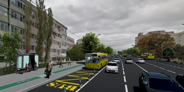 Reabilitare tronson Gara CFR- Staţiunea Mamaia FOTO Primăria Constanţa