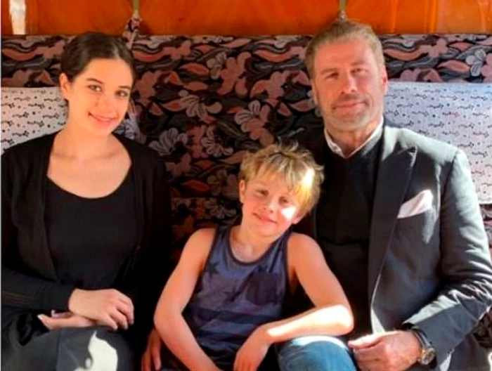 Travolta, împreună cu fiica, Ella, de 20 de ani, şi fiul, Benjamin, de 10 ani Foto: Instagram