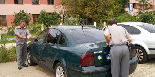 masina confiscata FOTO STPF Mehedinti 