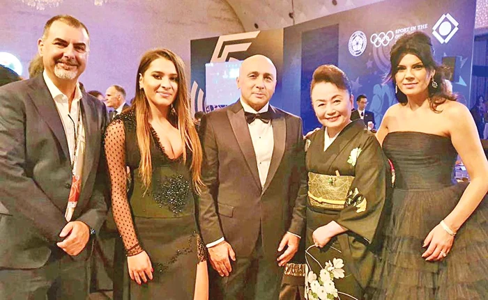 
    Andrei Kerestely, Alis Făiniță, Marcel Pavel, Prințesa Tomohito și Irina Nicolae  