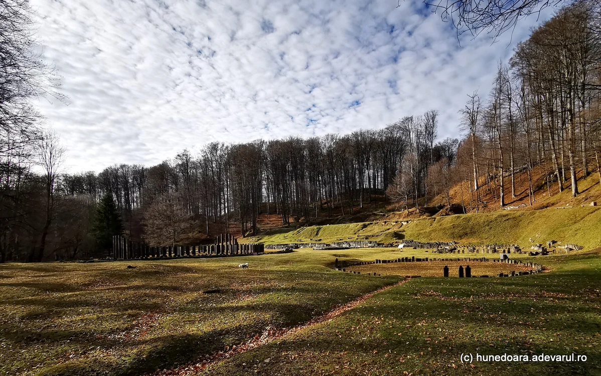 Sarmizegetusa Regia într-o zi de solstițiu. Foto: Daniel Guță ADEVĂRUL