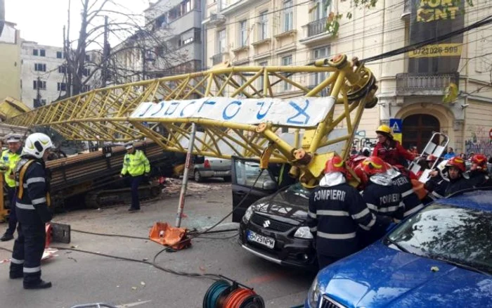 Macara căzută pe strada Matei Millo