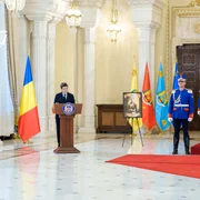 Ceremonia organizată cu ocazia repatrierii rămășițelor pământești aparținând ultimului domn al Moldovei, Grigore Alexandru Ghyka