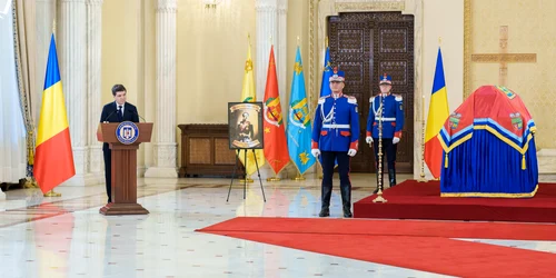 Ceremonia organizată cu ocazia repatrierii rămășițelor pământești aparținând ultimului domn al Moldovei, Grigore Alexandru Ghyka