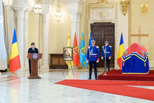 Ceremonia organizată cu ocazia repatrierii rămășițelor pământești aparținând ultimului domn al Moldovei, Grigore Alexandru Ghyka