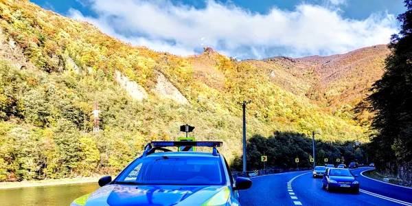 Monitoritorizare trafic pe Valea Oltului Foto IPJ Vâlcea jpeg