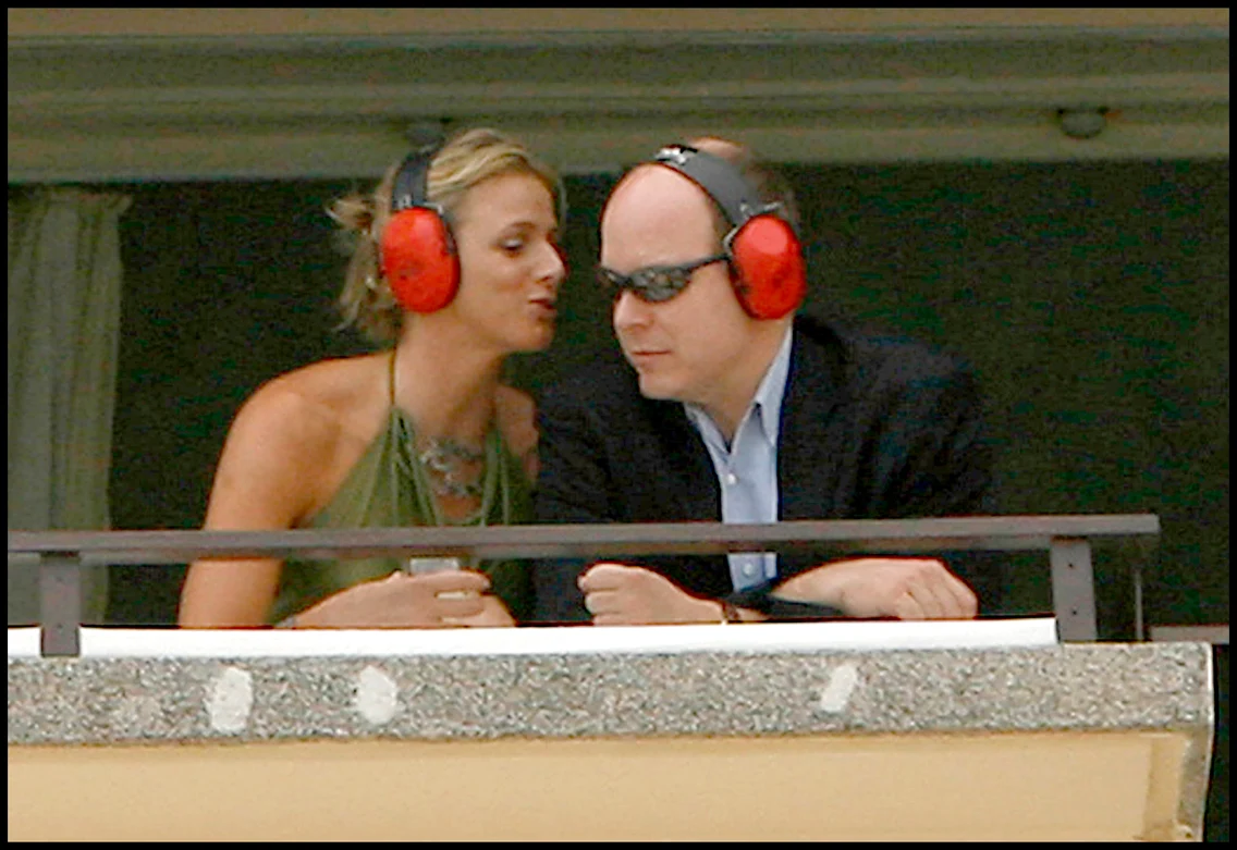 Charlene și Albert, fotografiați în anul 2006