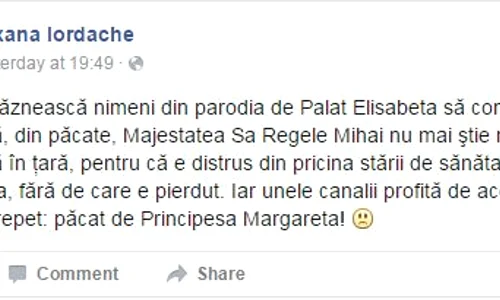 Mai mult, jurnalista afirmă că Regele nu mai este la curent cu ceea ce se întâmplă, în prezent, în România jpeg