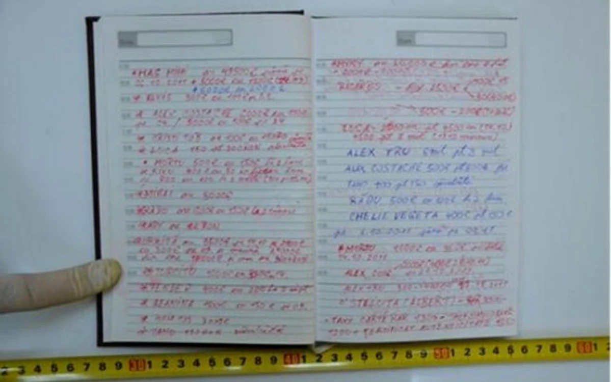 Ilie Carabulea și-a uitat agenda unde își nota cui dă șpăgi