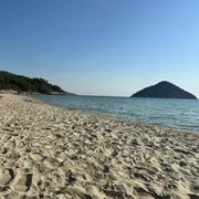 Plaja Paradise Beach din Thassos Grecia Foto Facebook Rodica Simion