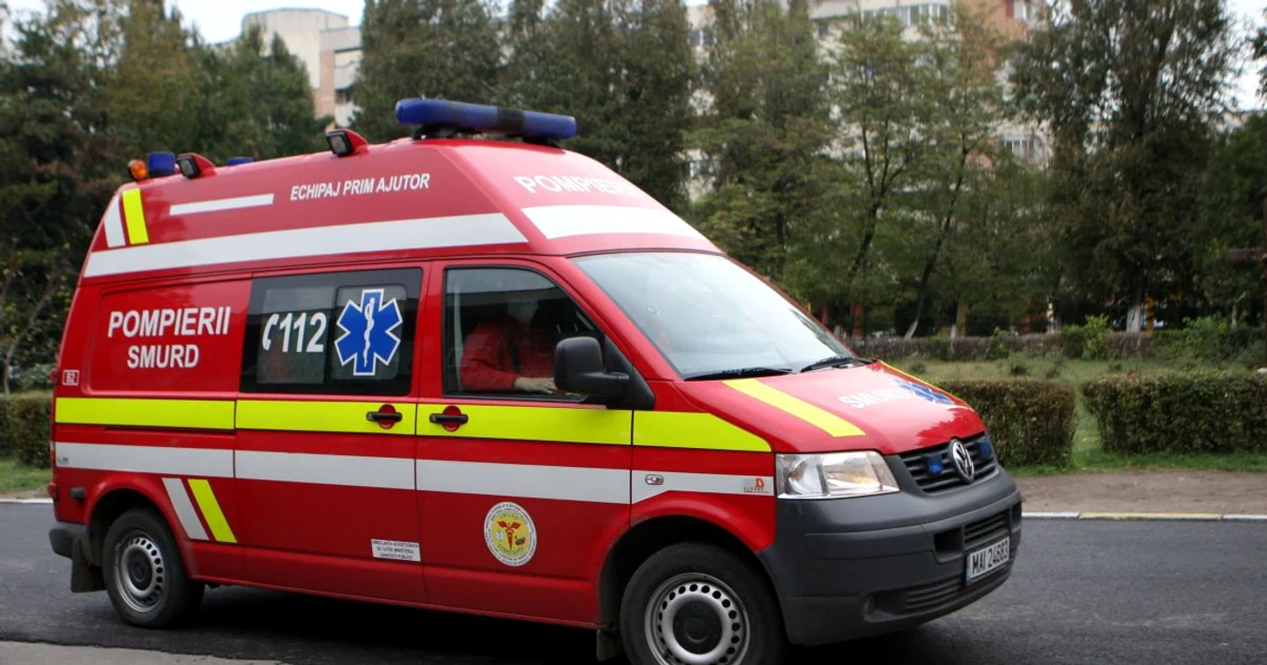 Bărbatul a fost transportat la spital, dar nu a rămas internat