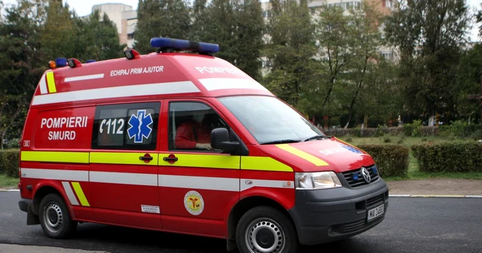 Bărbatul a fost transportat la spital, dar nu a rămas internat