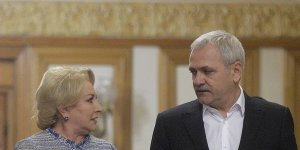 Viorica Dancila si Liviu Dragnea FOTO Mediafax 