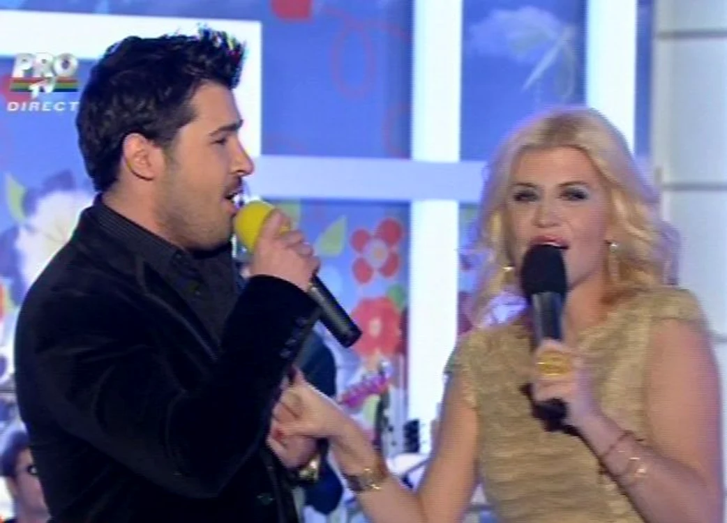 
    Loredana Groza şi Dragoş Chircu (Foto: captură video Pro TV)  