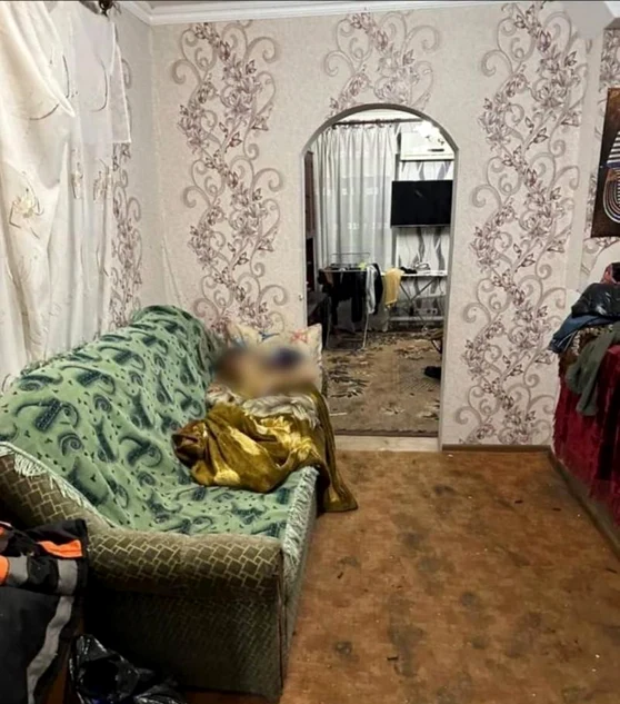 Soldați ruși au făcut măcel într-o locuință FOTO: Facebook Yury E. Shapiro