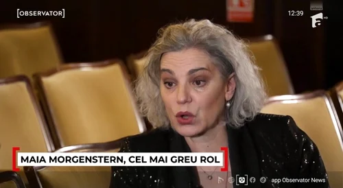 Maia Morgenstern, interviu la Observator Sursa Antena 1