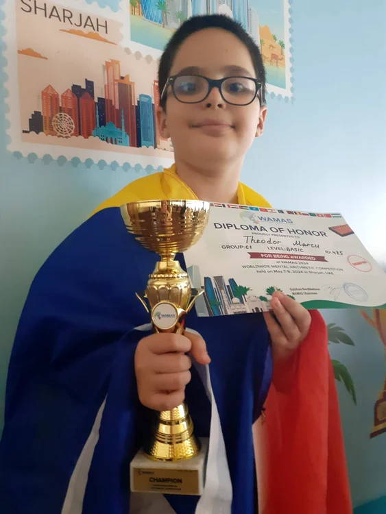 Theodor Marcu, un copil cu o minte strălucită FOTO arhiva personală